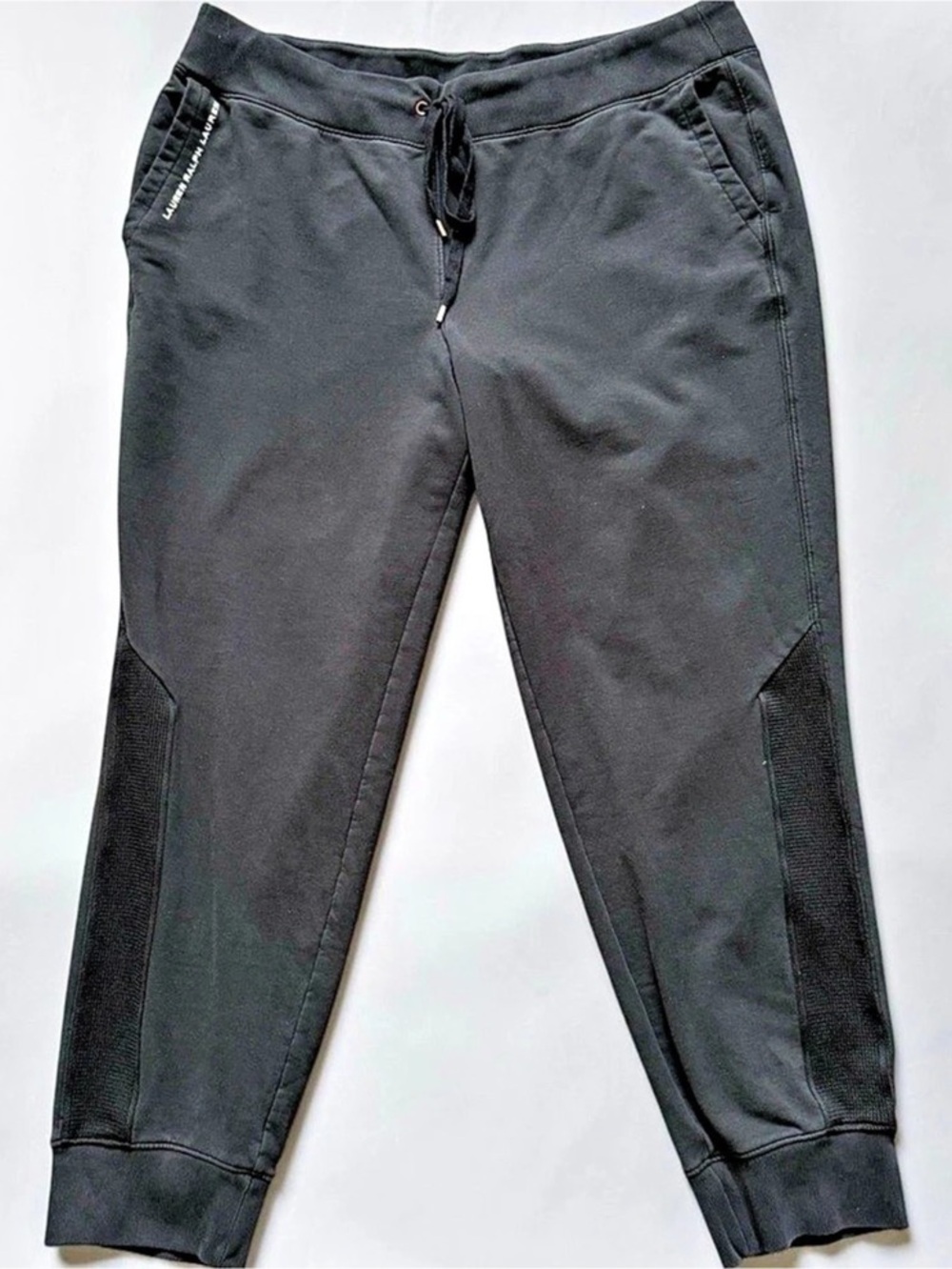 Lauren Ralph Lauren Black Jogger Pants Size XL Like New
